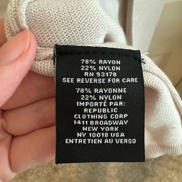 Cream Cardigan w/ sleeve detailing - Picture 5 of 6